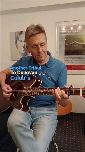 " Colours" by Donovan in Open-D Tuning (D, A, D, F#, A, D) #shorts #music #cover #guitar #chords