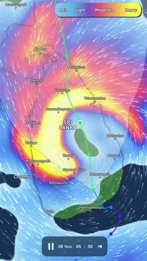 Sri Lanka Weather Report : From North to South 🌦️