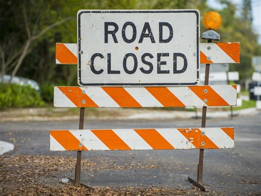 Road Closure To Impact Weekend Traffic
