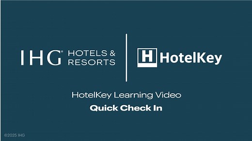 HotelKey Learning Library: Quick Check In Demo