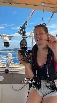 How to use the sextant - meridian passage