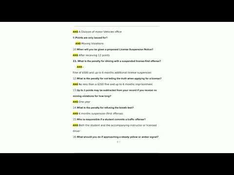 NJ DMV Permit Test Updated 2024 Questions and Answers 2024 2025 Verified Answers by Expert3