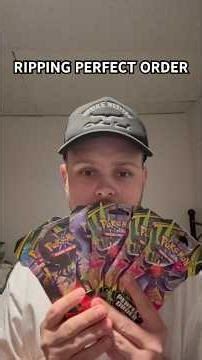 RIPPING 6 PACKS OF PERFECT ORDER #shorts #pokemon #pokemontcg