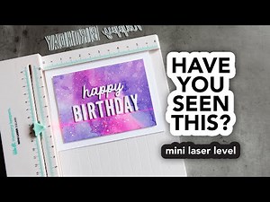 Mini Laser Level for Cardmaking? Have you seen this thing?