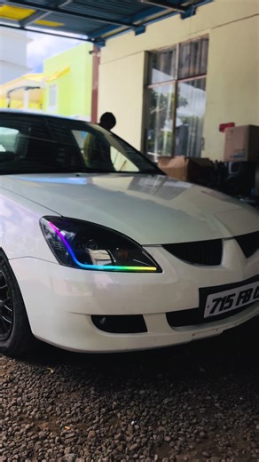 Custom GLX Headlight with RGB Led Tube