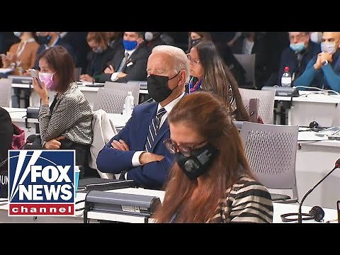 Biden appears to fall asleep during COP26 Climate Summit remarks