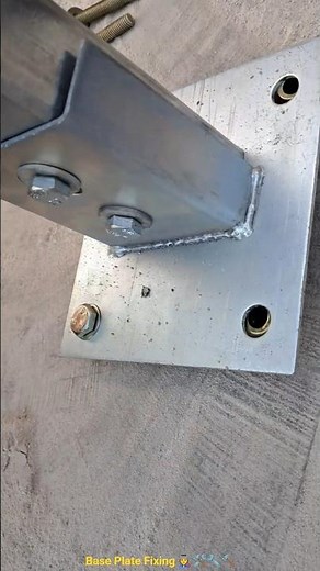 How to Install Anchor Fasteners on a Base Plate PERFECTLY 🔩 #Shorts