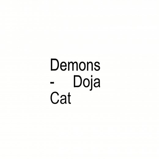 Demons #dojacat #lyricsvideo #lyrics_songs #audio #fyp | demons doja cat