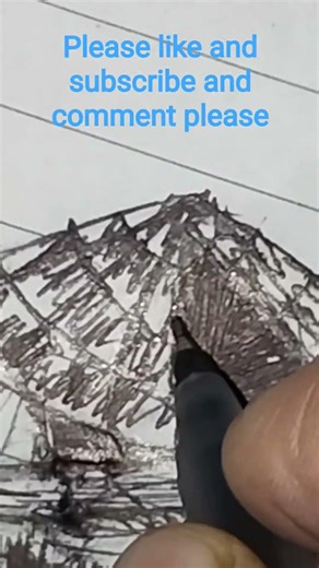 tutorial #Ninja black pen# art please subscribe #and comment ✍️🖋️#