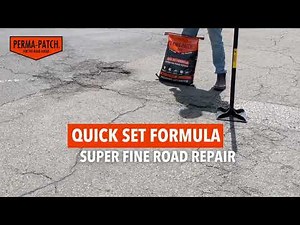 Perma-Patch Quick Set Formula - Super Fine Road Repair Solution #DIY #potholes #roadconstruction