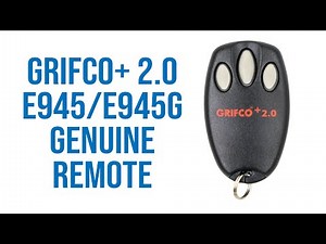Grifco+ 2.0 E945/E945G Genuine Remote Video Description
