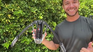 Lifepro Hydraulic Power Twister Arm Exerciser – Adjustable 22–440lb Chest Expander with Smart Rep Counter, Upper Body Strength Trainer for Home Gym Workouts - Gray