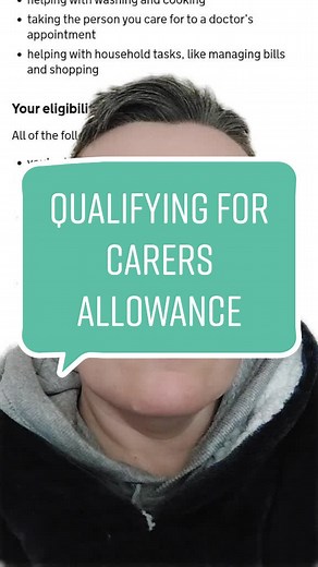 Qualifying for Carers Allowance: Eligibility Criteria Explained