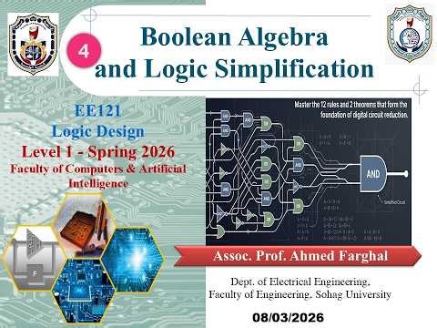 Lec 4 - Boolean Algebra and Logic Simplification Part 2/2
