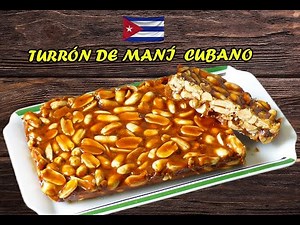 Turrón de Maní Cubano-Turrón de Maní Crocante Mira que fácil de hacer