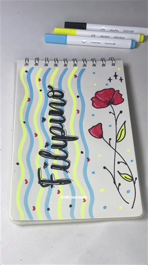 Creative Cover Page Design Ideas for Nelli Journals