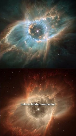 Hubble Reveals a Star Cracking Open Like a Cosmic Egg! 🌟🥚#shorts