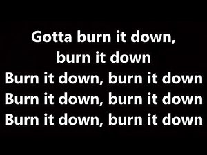 skillet - burn it down (lyrics)
