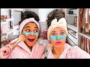 I COPiED MY SiSTERS REAL SCHOOL NiGHT ROUTiNE! *2021