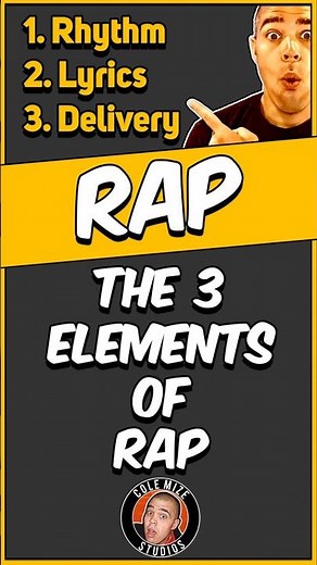 The 3 Elements of Rap