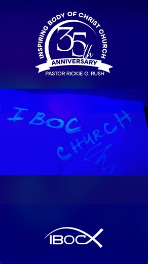 See you Sunday! 10 am at IBOC - Pastor Rush | Rickie G. Rush