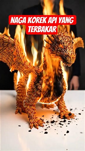 Naga Korek Api Yang Terbakar #shorts #fyp #fypindonesia #viral #shorts #youtubeshorts