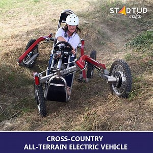 3.3M views · 1.5K reactions | Spider-like legs allow this EV to tackle all forms of uneven terrain. | Startup Selfie | Facebook