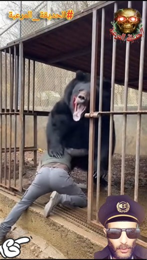 لا يعلم انو هيكون ⚠️ طعام الدب وفتح القفص نهاية مرعبة جدا رعب حقيقي من داخل الحديقة المرعبة