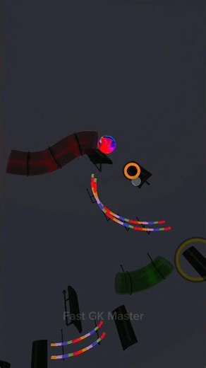 ⭐ "Color Ball Track Challenge! 🔥 Can You Beat This Level?"#music#shorts