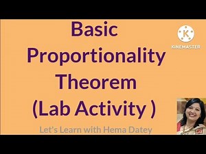 Basic Proportionality Theorem/Lab Activity /Class 10/Mathematics