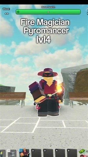 🔥FIRE MAGICIAN PYROMANCER🔥W OR L SKIN? #roblox #gaming #tds