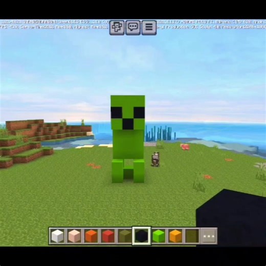 cute creeper in minecraft #minecraft