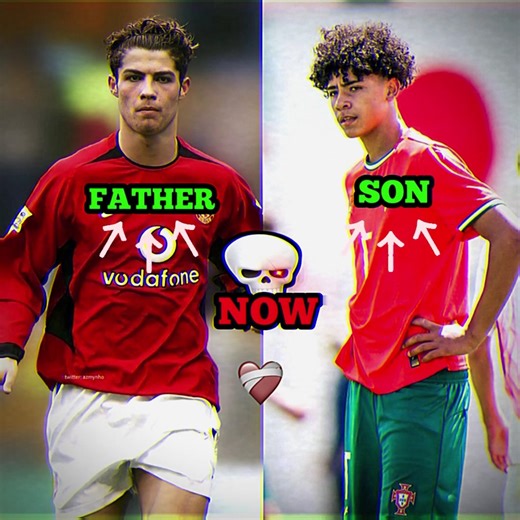 junior Ronaldo X Ronaldo 🤣☠️🔥#football #shorts #edit #viral #trending #skills #ronaldo #messi