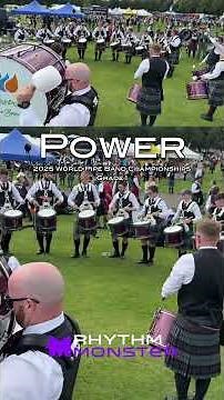 Can you feel the Drumming POWER?!? 🥁😈 #pipeband #scottishpowerpipeband