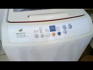 LG washing machine manual test mode