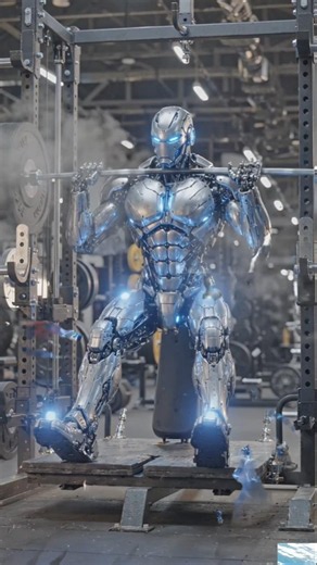 🤖💪 Robot Beast Workout Challenge | 20 Extreme Gym Exercises 🔥🏋️‍♂️ 🚀