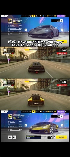 Acceleration Battle; Sesto, Huracan