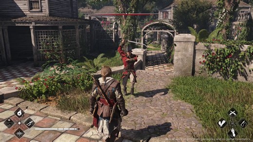 Assassin's Creed Black Flag Resynced'in oynanışı ilk defa gösterildi.-Dövüş sistemini geliştirdiler ve çeşitli yeni yeteneklerle birleşti.-Takip etme görevlerini tam değiştirmeseler de iyileştirmeler yapıldı. Eğer yakalanırsanız görev iptal olmuyor, direkt aksiyona giriyorsunuz.-Geminize subay olarak alabileceğiniz 3 yeni karakter var. Bunların hikaye görevlerini tamamlarsanız geminiz için ek yetenek kazanabileceksiniz.-En güncel AC motoru ANVIL ile geliştirildi.-Yükleme ekranları olmadan tüm ha
