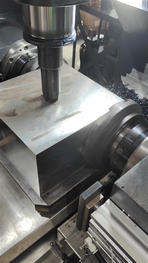 CNC Duplex Milling Machine-430 4-side milling auto-chamfer in ONE setup! #mold #molding #moldmaking #moldbase #moldmaker #plasticmold #injectionmolding #toolsteel #moldsteel #diecasting #cncmilling #cncmachining #cncmachiningcenter #instamachinist #cncmachinist #fyP #cncmachine #machineshop #machinetools #manufacturing