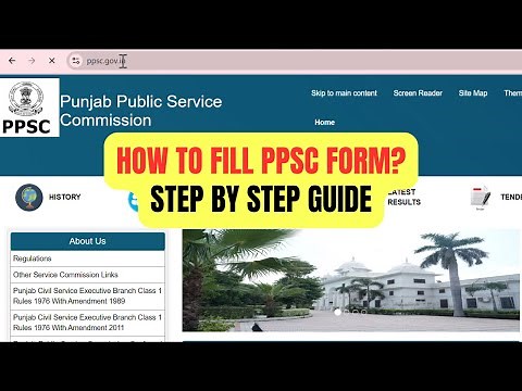 How to fill Punjab PCS Form-Step by Step guide| Contact: 8837604500
