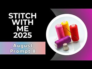 August 2025 Stitch with Me Workshop Prompt 8 | Fabric Book Ideas #stitchwithme2025