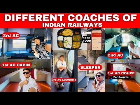 1st ac,2nd ac,3rd ac and sleeper coaches in Indian Railways |Complete information 2026