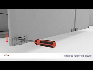 Sistem de glisare STS 90S cu amortizor inclus