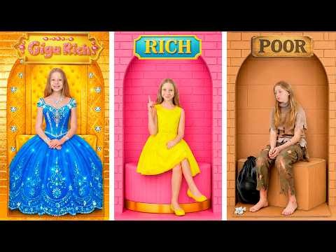 Nastya and Friends Decorate a House: Poor vs. Rich