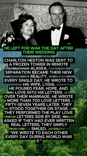 HE LEFT FOR WAR THE DAY AFTER THEIR WEDDING