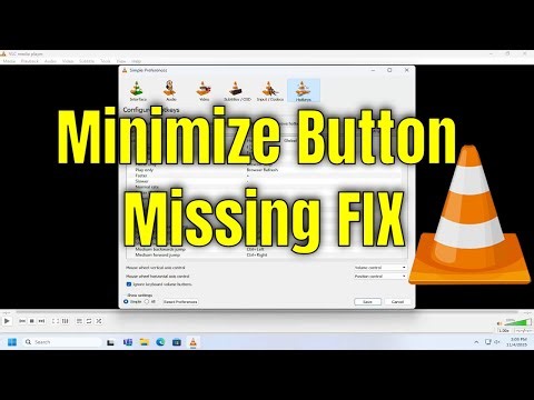Fix VLC Player Minimize Button Missing With One Click [Guide]