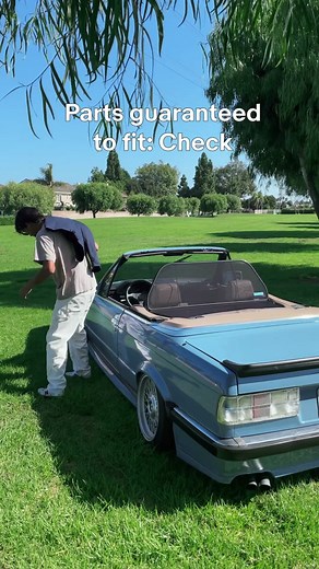 @viiizu's new fits are fire. Parts for his E30 fit right the first time with eBay Guaranteed Fit ✅