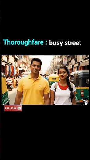 Thoroughfare meaning Explained | Vocabulary for Ssc, Banking and Defence | Quicklearn