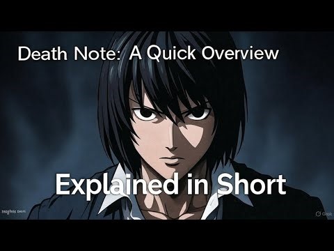 Death Note: पूरी कहानी शॉर्ट में! 🔥 | Anime Summary in Hindi