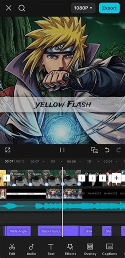 “Making My Naruto Edit in CapCut 😈 #shorts